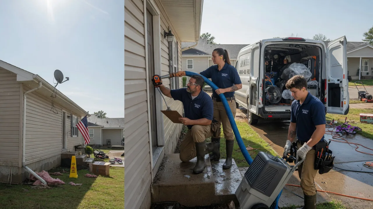 Ceiling Water Damage Restoration in Geneseo, KS near me